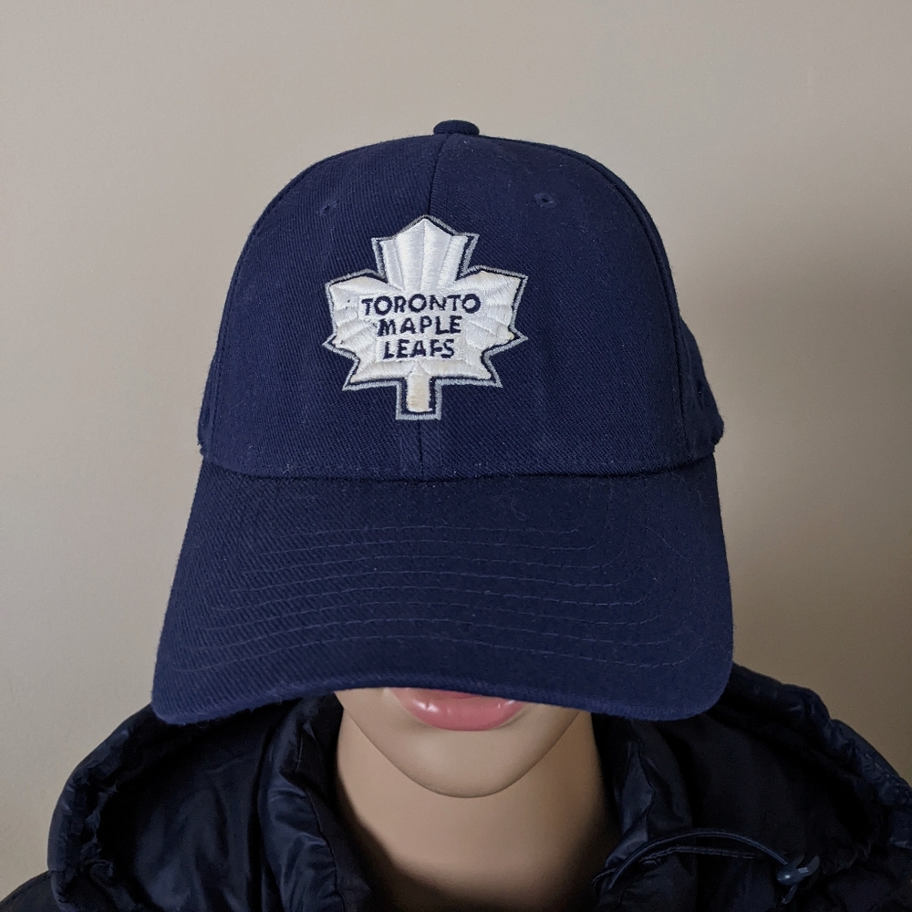 NHL Zephyr Toronto Maple Leafs wool blend navy baseball cap hat